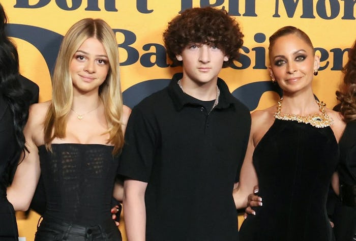 Nicole Richie with her two kids.