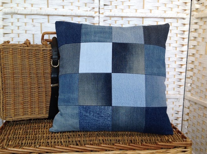 Recycled Denim Cushion Cover