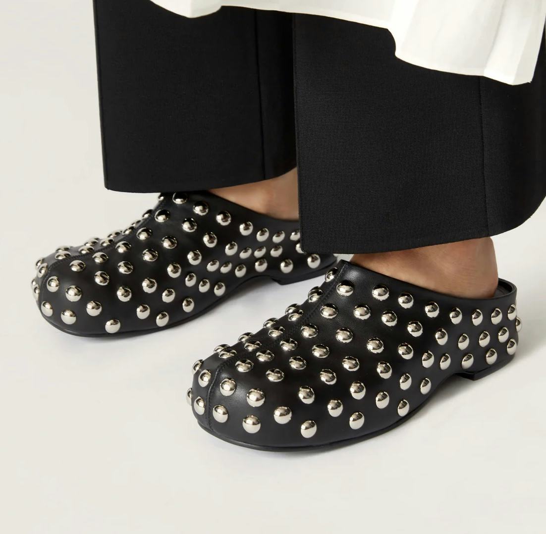 Eunha Studded Clogs