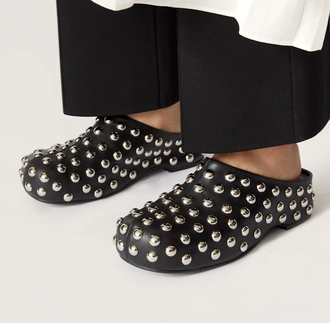 Eunha Studded Clogs
