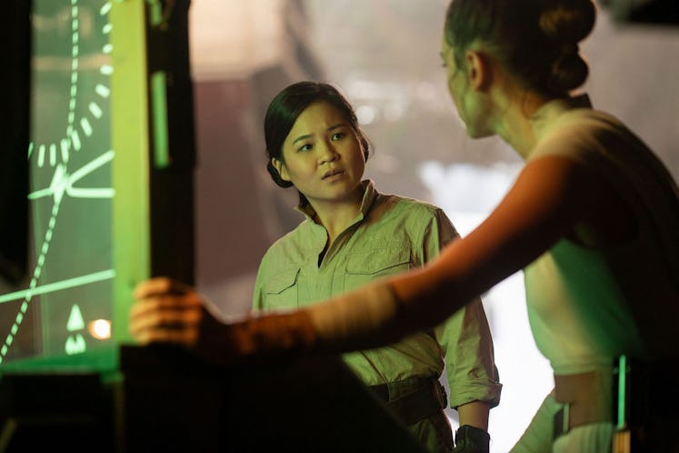 Kelly Marie Tran and Daisy Ridley in Star Wars: The Rise of Skywalker