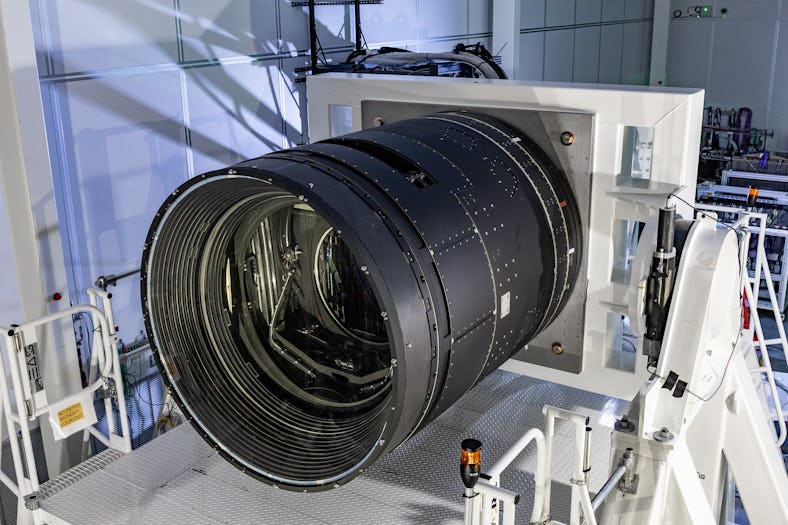 The completed LSST camera.