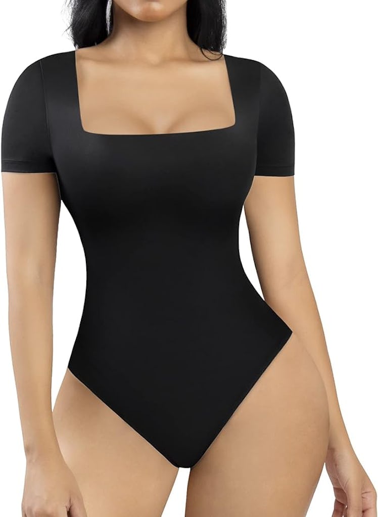 FeelinGirl Short-Sleeve Bodysuit