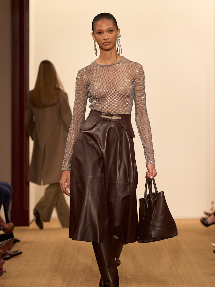 Ralph Lauren Embraces Classic Glamour For His Fall/Holiday 2024 Show in New York