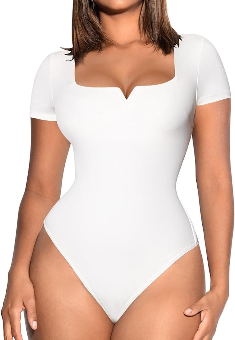 FeelinGirl Square-Neck Bodysuit