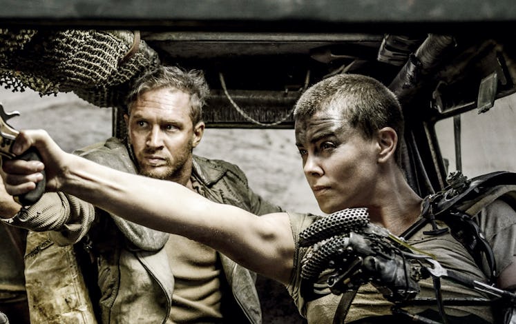 Tom Hardy and Charlize Theron in 'Mad Max: Fury Road' in 2015.