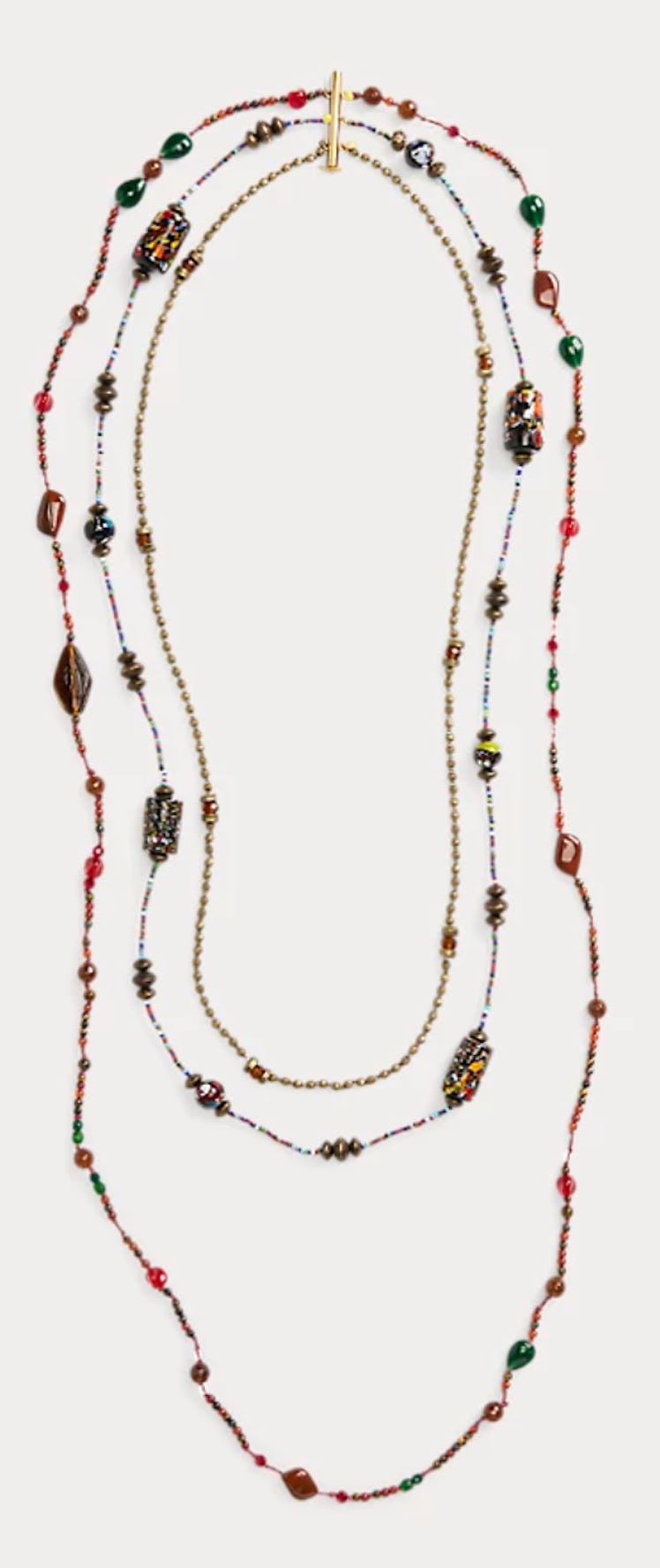 beaded multicolor necklace