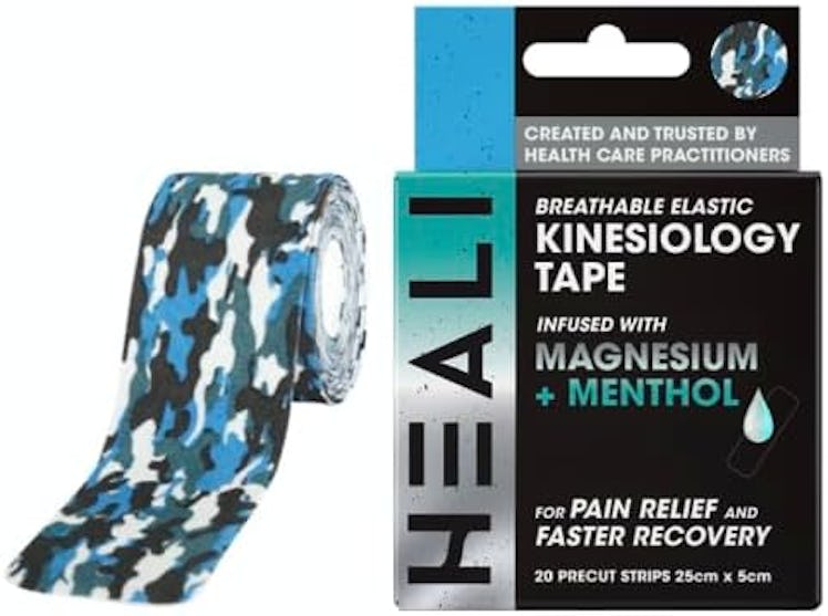 Heali Kinesiology Tape with Magnesium and Menthol (20 Pieces)