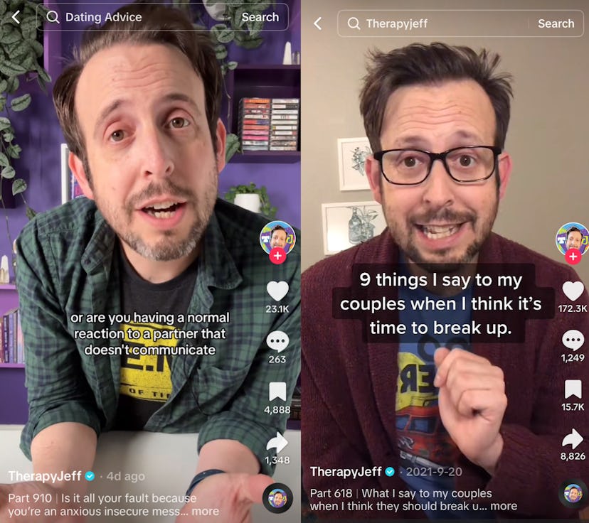 Therapist Jeff Guenther has strict rules about how he interacts with his clients on TikTok.