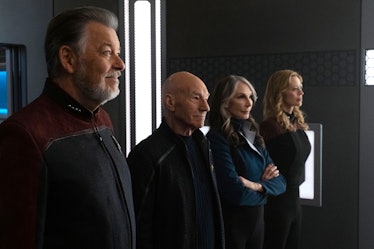 Riker, Picard, Crusher and Seven in 'Star Trek: Picard.'