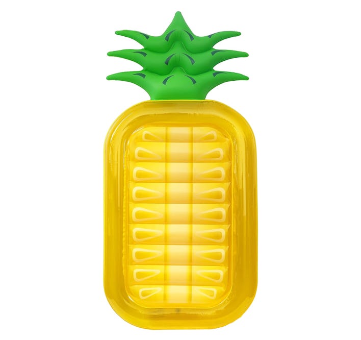 Greenco Pineapple Pool Lounger Float