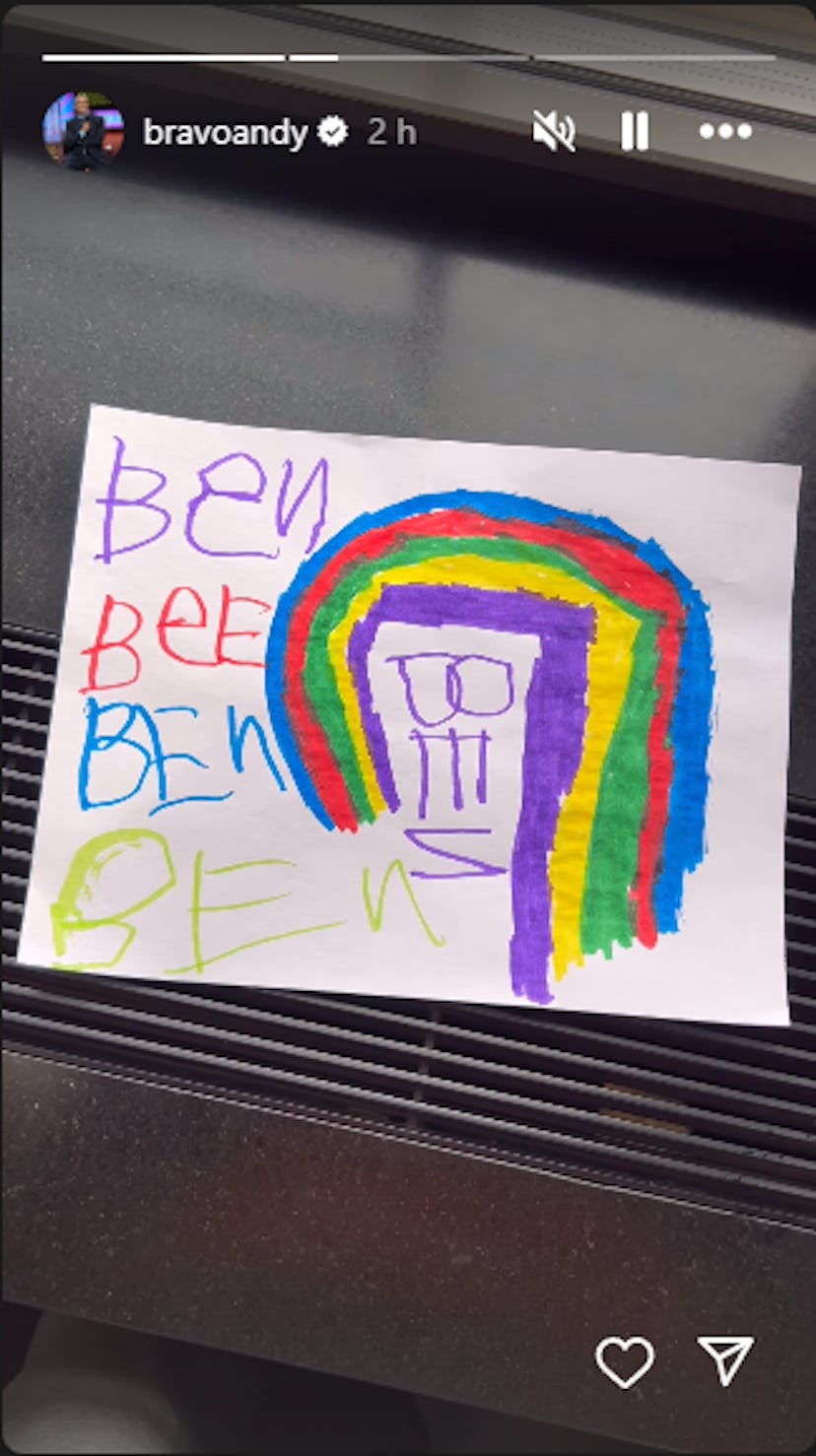 Andy Cohen's son Ben is a real artist.