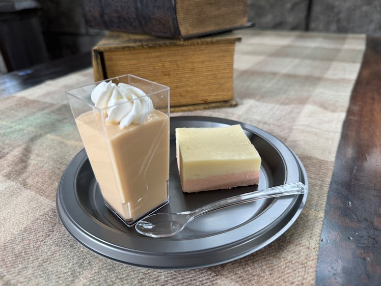I tried the Butterbeer potted cream at the Wizarding World of Harry Potter Three Broomsticks. 
