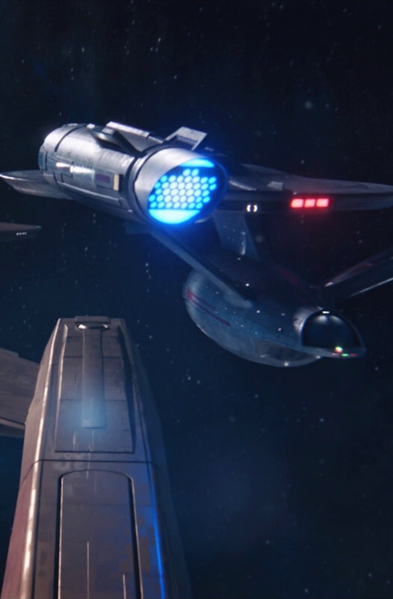 The Enterprise and the Discovery team-up in 'Star Trek: Discovery' Season 2.