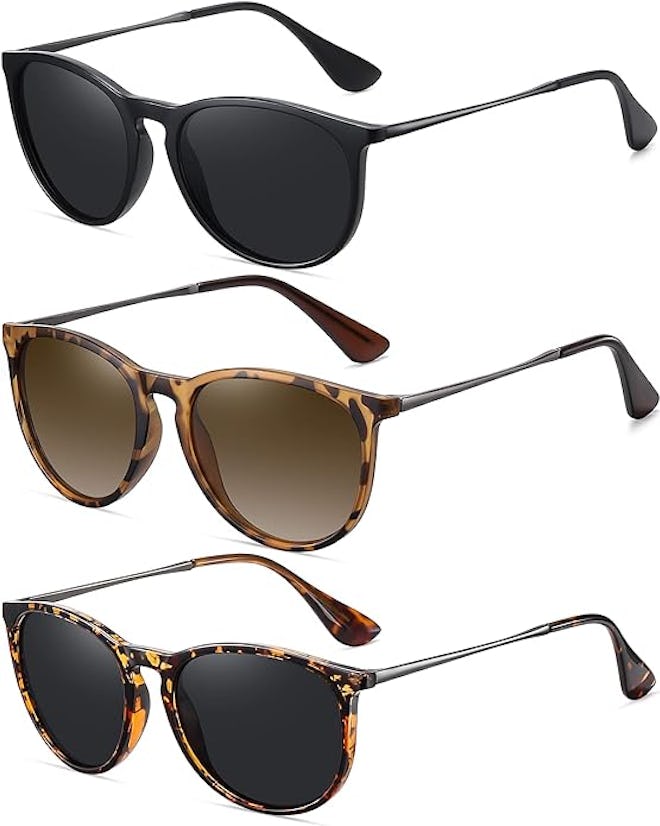 WOWSUN Polarized Sunglasses (3-Pack)