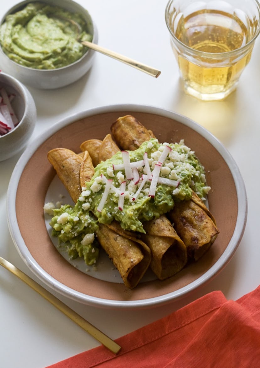 Chicken taquitos are an easy air fryer chicken recipe to make.