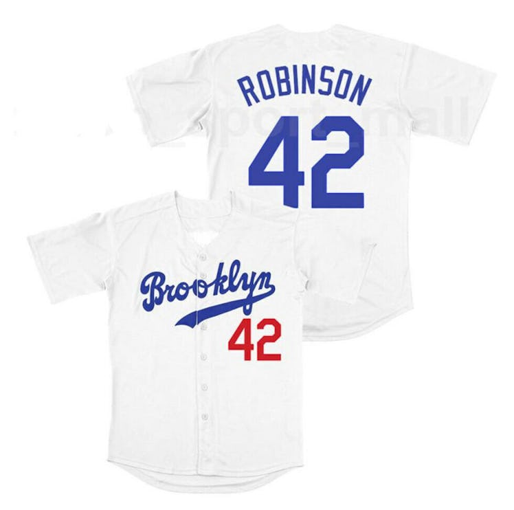 Throwback 50'S Jackie Robinson Baseball Jersey