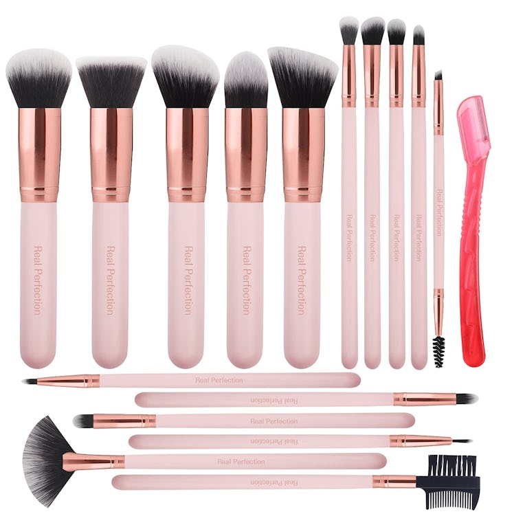 Real Perfection Makeup Brushes Set (16 Pieces)