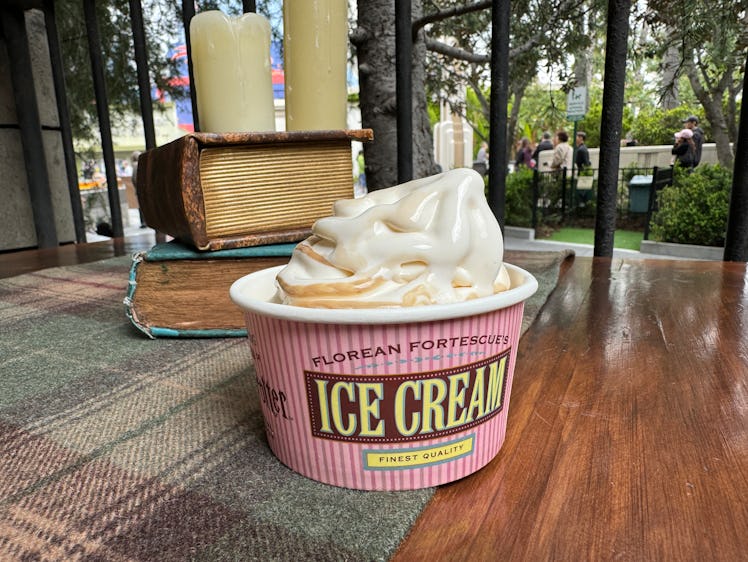 The Florean Fortescue's Ice-Cream Parlour counter is new to Universal Studios Hollywood and has a To...