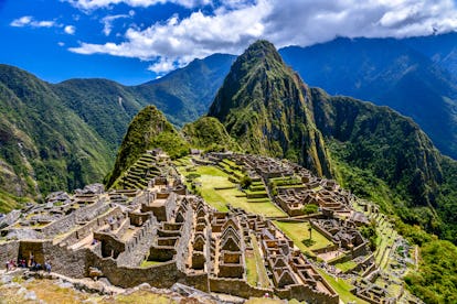 Ruins of Machu Picchu, Inca Trail, Andes, Peru