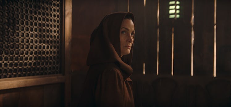Jedi Master Indara (Carrie-Ann Moss) is apparently capable of Force-assisted martial arts.