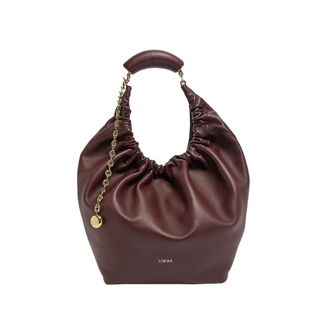 Squeeze Medium Shoulder Bag in Napa Leather