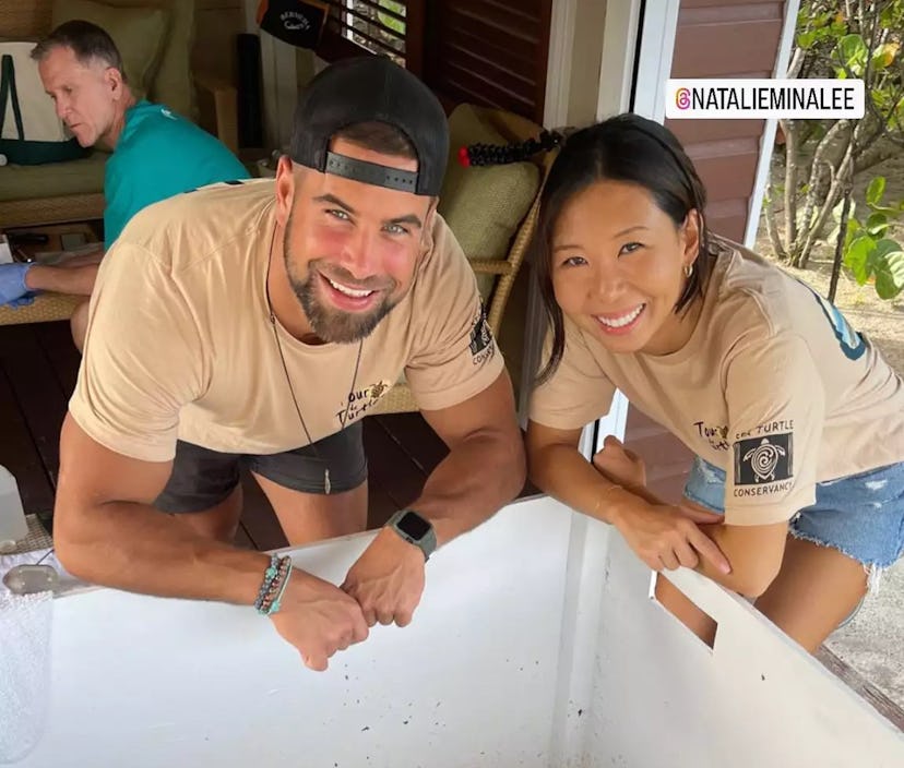 ‘The Bachelorette’ star Blake Moynes and ‘Love Is Blind’s Natalie Lee dated briefly.