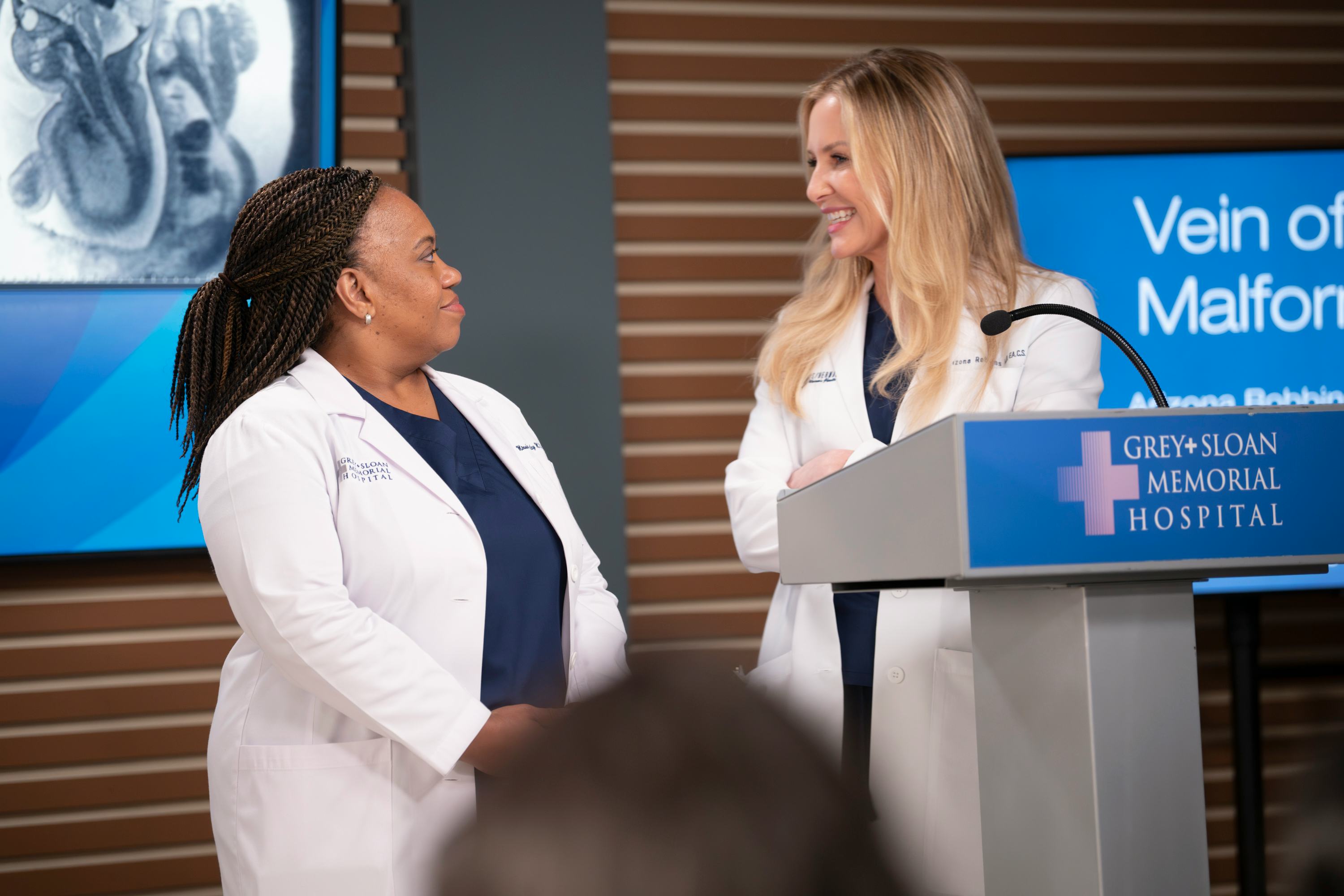 Bailey and Arizona on &lsquo;Grey&rsquo;s Anatomy.&rsquo; Photo via ABC