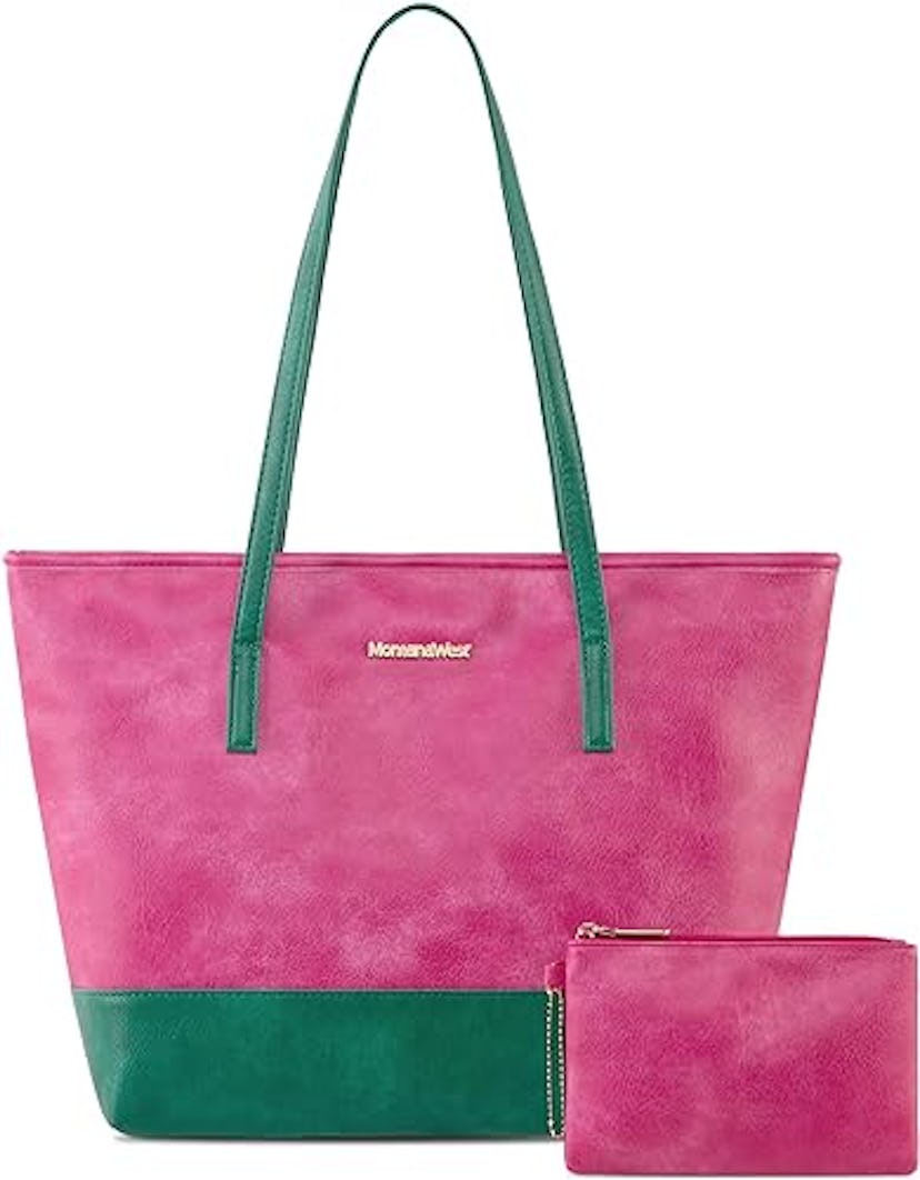 Montana West Faux Leather Tote