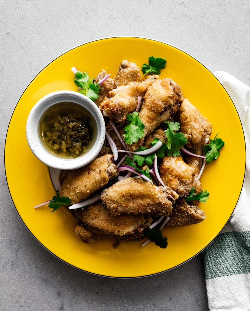 One of the best air fryer chicken recipes is air fryer Vietnamese chicken wings.