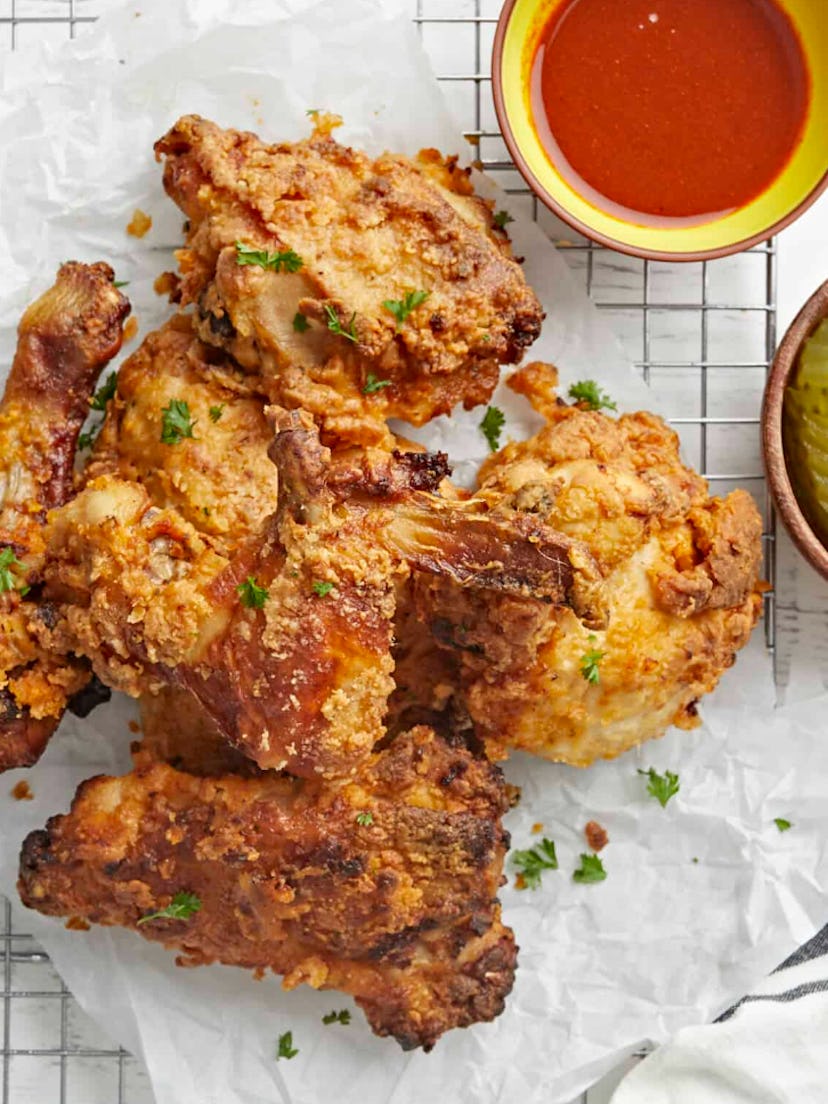 Make this air fryer fried chicken recipe to enjoy crispy chicken without an oily mess.
