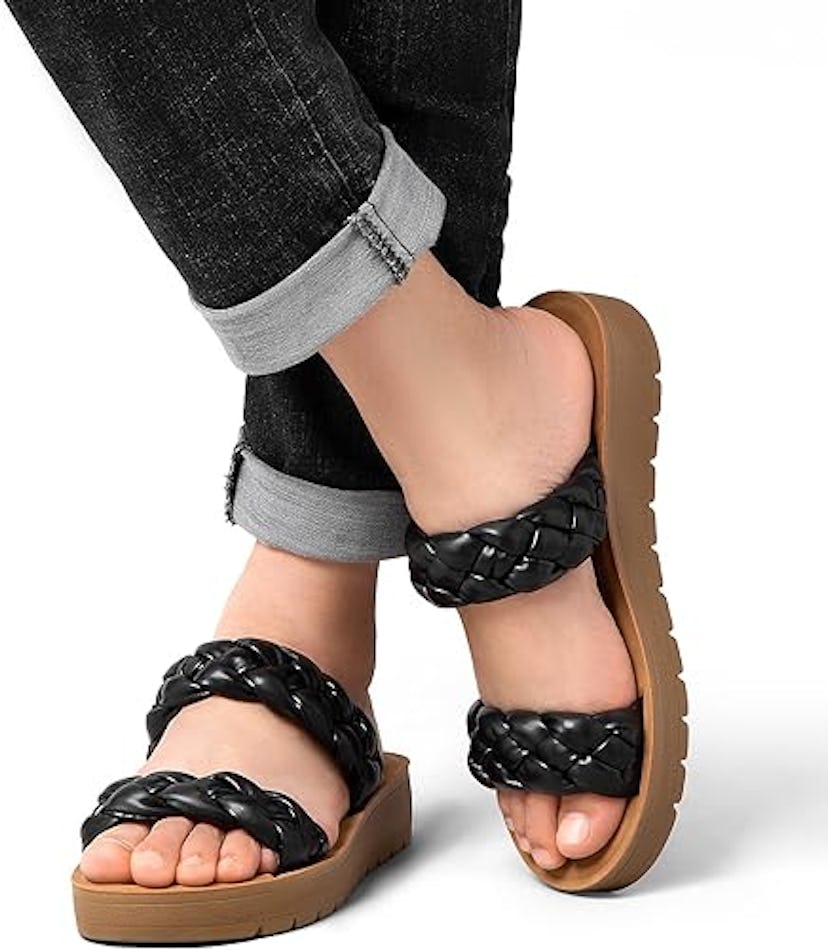 MaxMuxun Braided Sandals