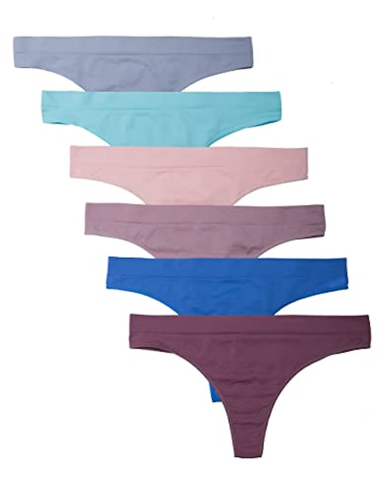 Kalon Nylon Spandex Thongs (6-Pack)