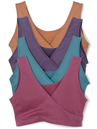 Caramel Cantina Nursing Sleep Bralette Bra (4-Pack)