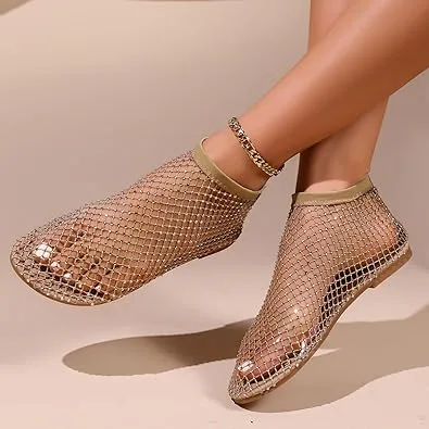 Oartway Shiny Gem Mesh Flats