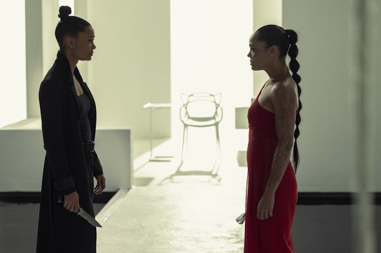 Thandiwe Newton and Tessa Thompson in Westworld