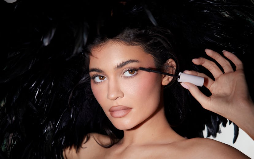 Kylie cosmetics wisp lash campaign imagery