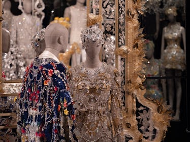 Inside the exhibition.