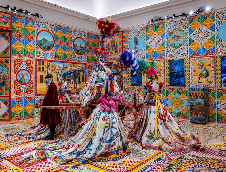 A general view of the exhibition "From the Heart to the Hands: Dolce & Gabbana" ("Dal Cuore Alle Man...