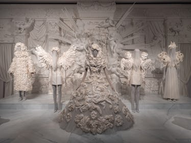 Inside the exhibition.