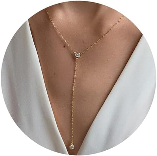 Tewiky Gold-Plated Lariat