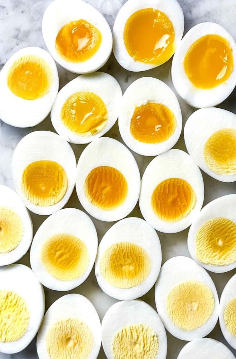 One of the best make-ahead breakfasts for busy sports mornings is hard boiled eggs.