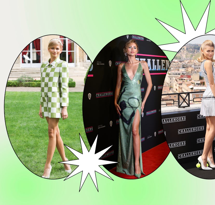 Zendaya's 'Challengers' premiere style serves look after look.