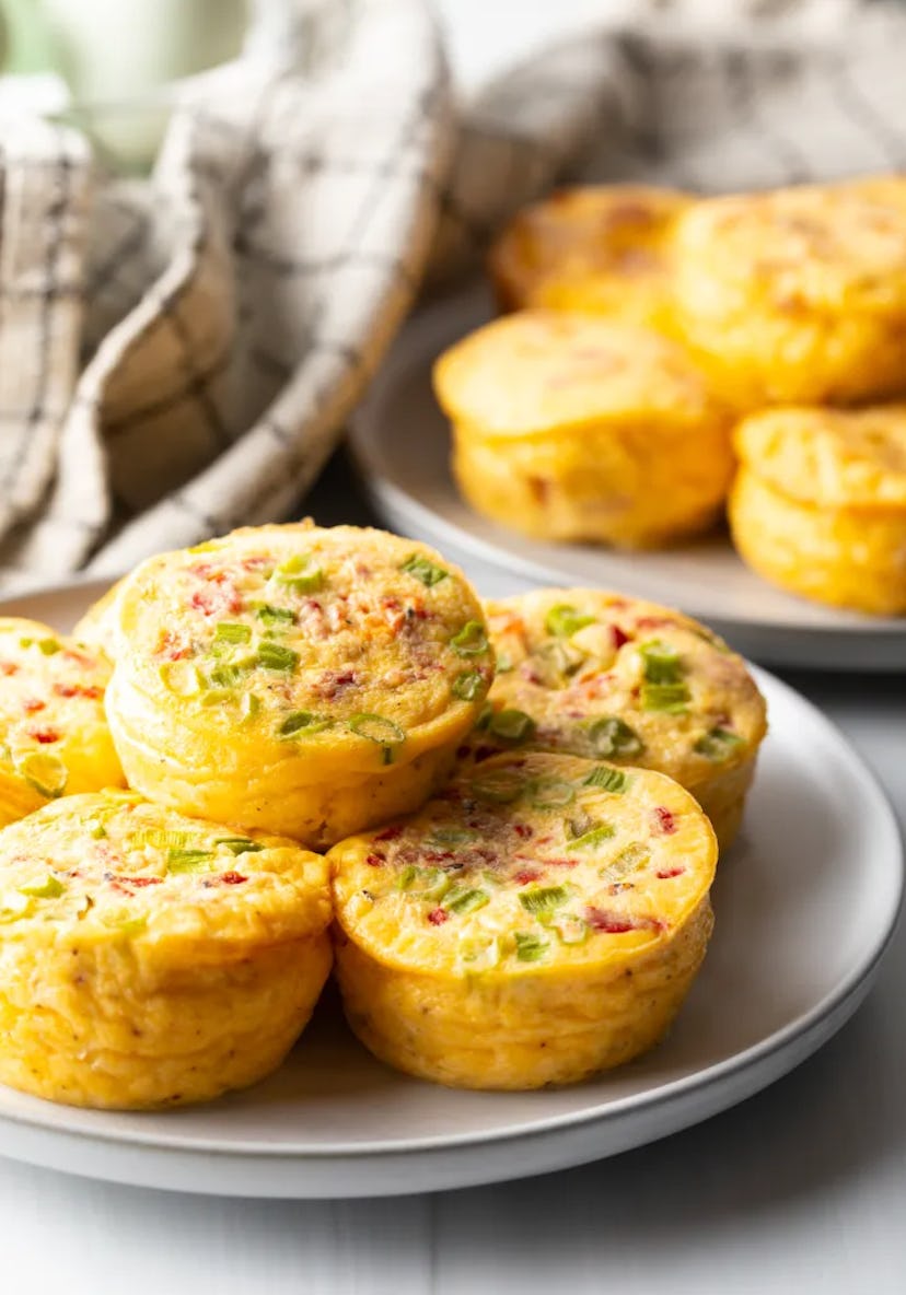 Enjoy egg bites as a make-ahead breakfast for busy sports mornings.