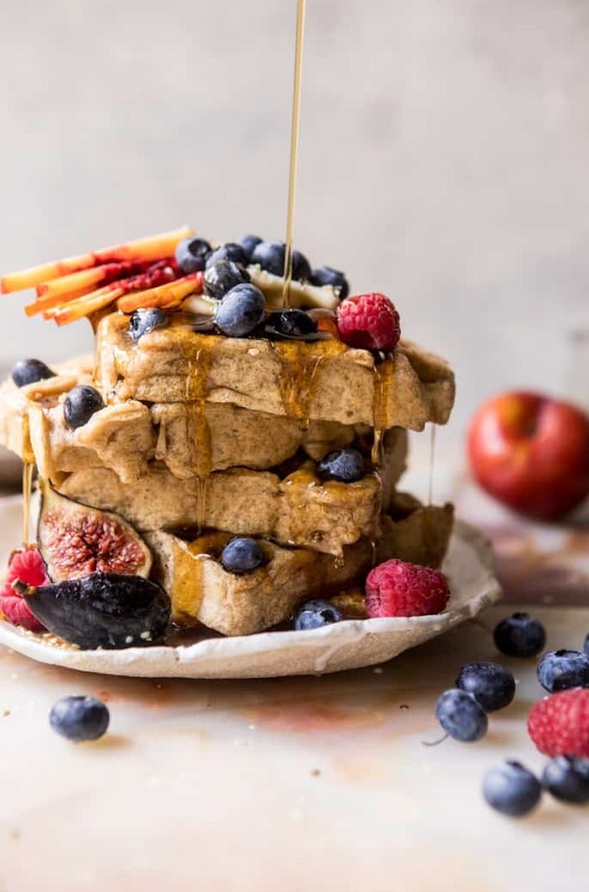 One of the best make-ahead breakfasts for busy sports mornings is freezer-friendly waffles.