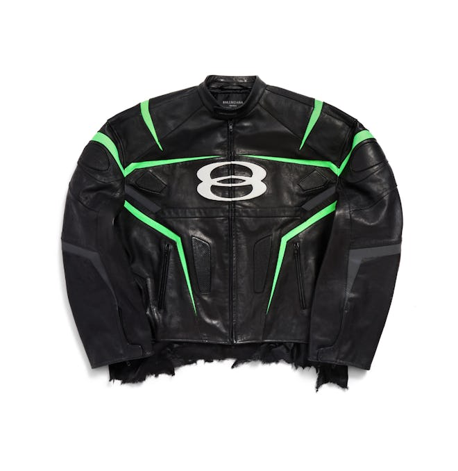 Balenciaga Unity Sports Icon Racer Jacket In Black