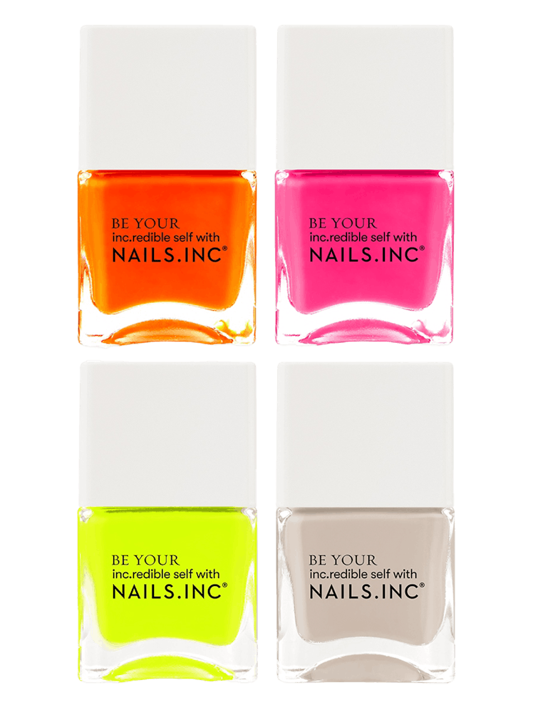 Naked In Neon 4-Piece Nail Polish Set