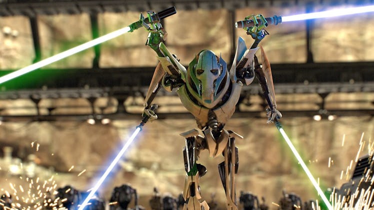 General Grievous in Revenge of the Sith.