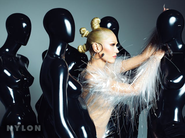 Gwen Stefani opened up to Nylon about the stresses of being a working mother with young kids.