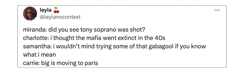 A Sex and the City meme is gaining popularity since the show’s Netflix debut.